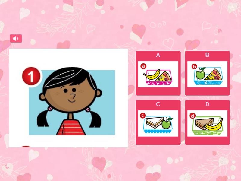 Quick minds 1. Unit 5. Lunch time p. 55 - Quiz