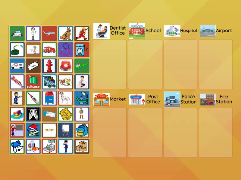 Community Buildings - Group sort