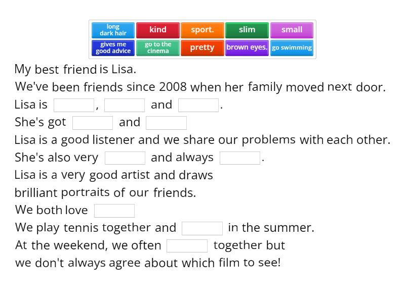 part 2 - Complete the sentence