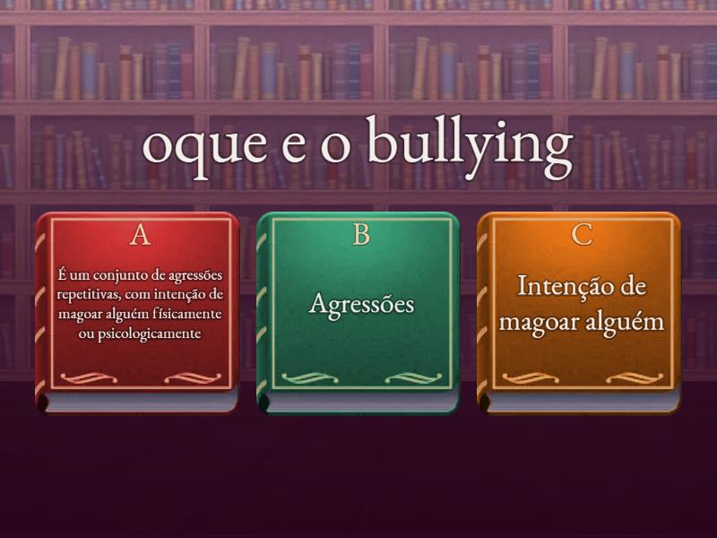 8 Perguntas Sobre O Bullying - Cuestionario