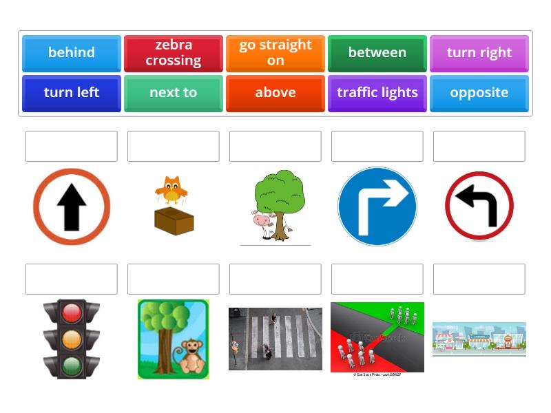 Giving directions- Around Town - Match up