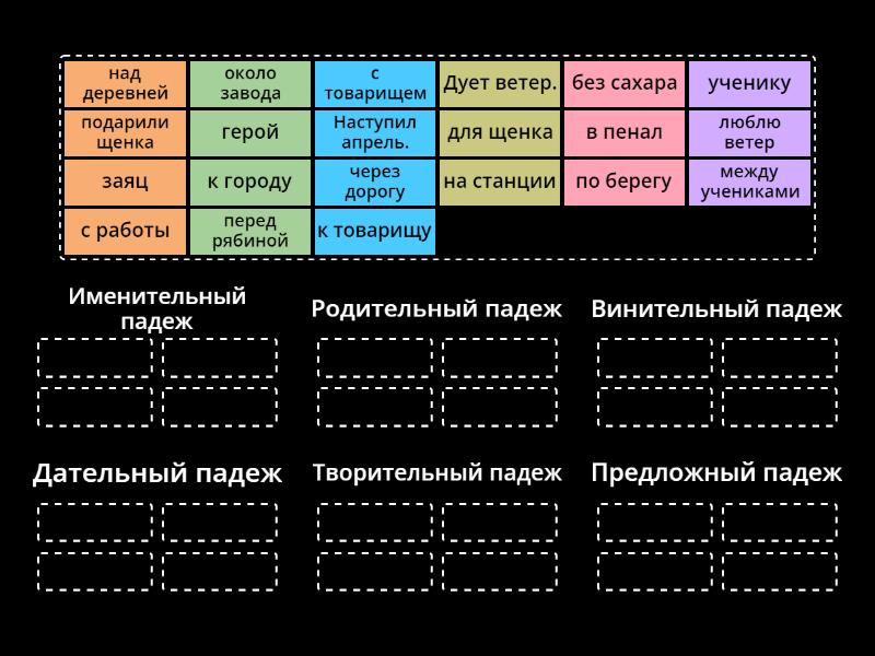 Подарил пенал падеж