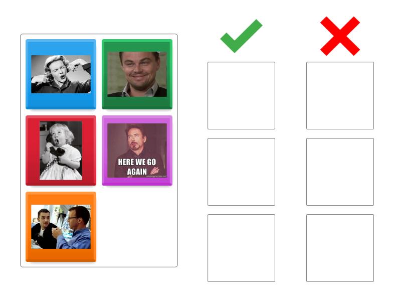 Yes or No (Active Listening) - Group sort