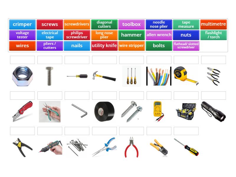 Electrician Tools - Match up