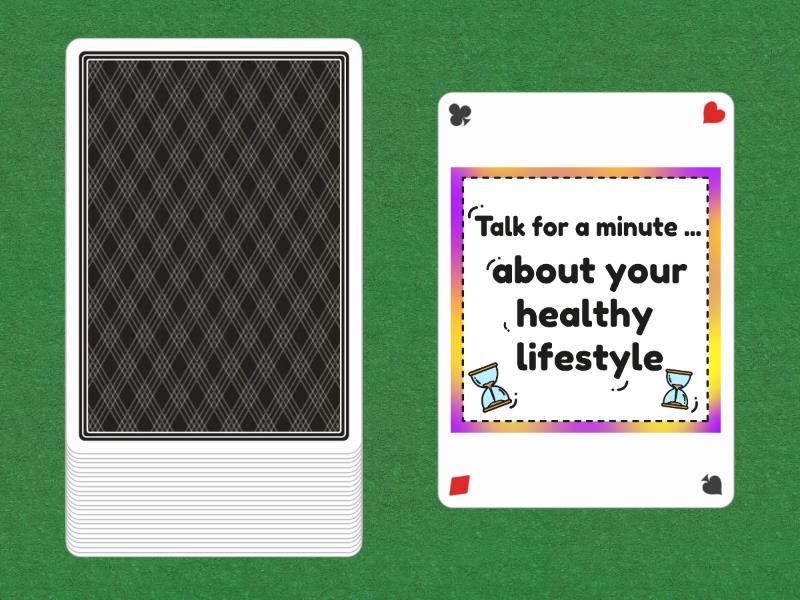 Speaking cards - Cartas al azar