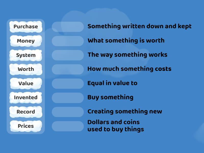 Unit 5 Week 3 Vocabulary Match Up