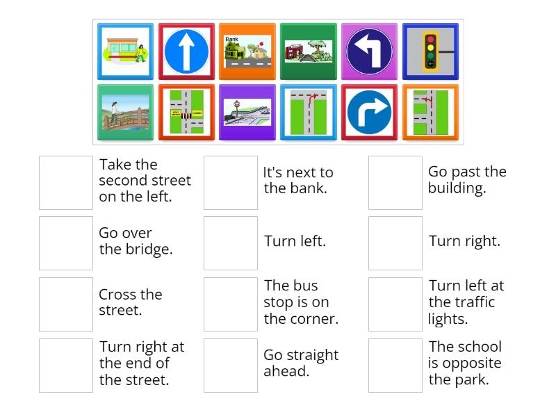 Giving directions - Match up