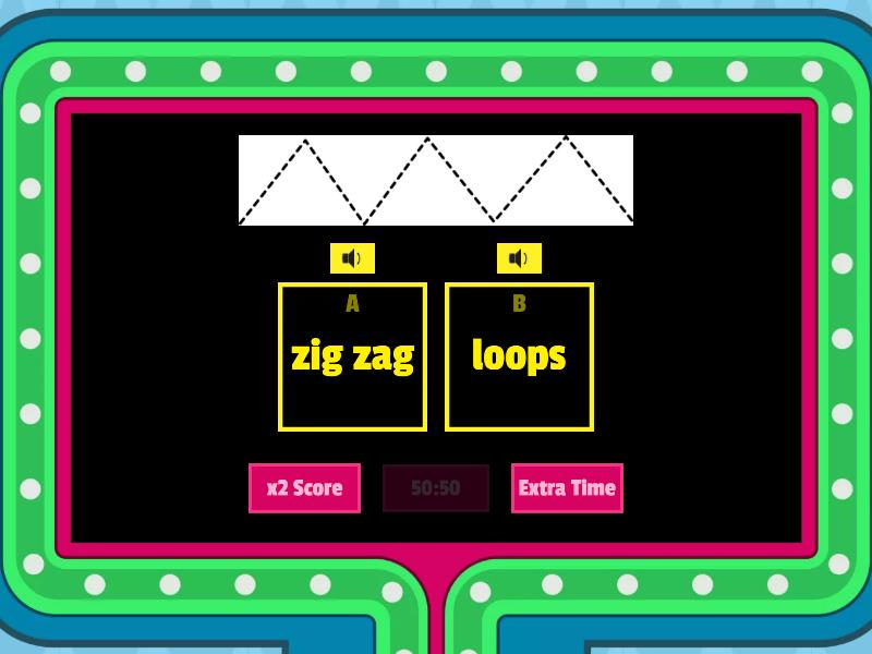 Types of lines - Gameshow quiz