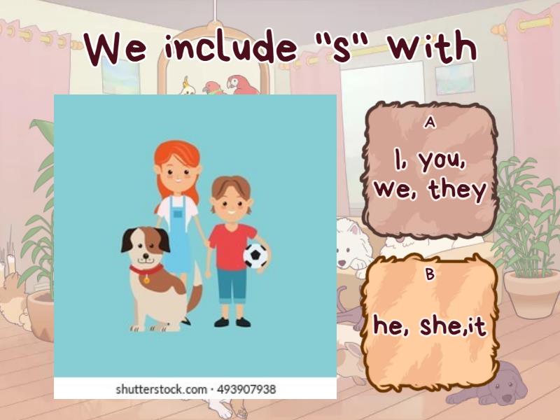 Simple present- affirmative (he-she-it) - Quiz