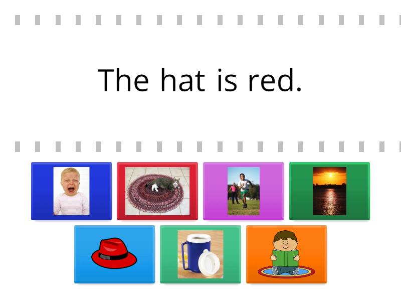 Cvc sentences mystery game find the match