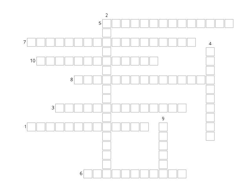 Tenses - Crossword