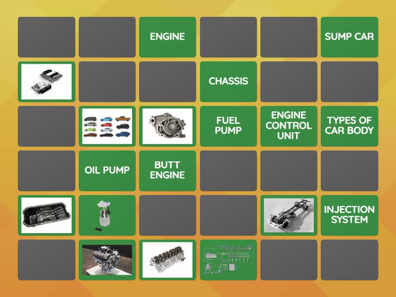 PARTS OF CAR - Matching pairs