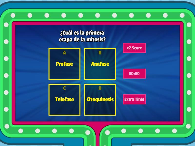 Etapas de la mitosis y meiosis - Teleturniej