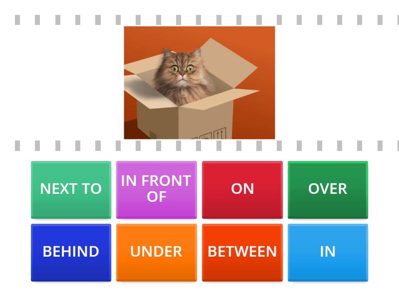 Prepositions of place - Find the match