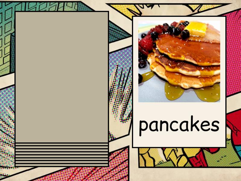 Food for breakfast, lunch, dinner - Speaking cards