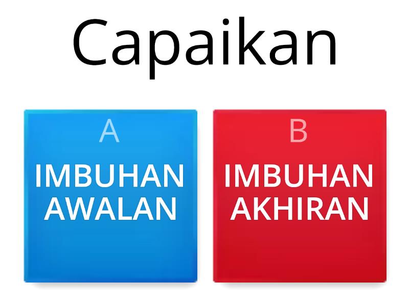 23 IMBUHAN AWALAN DAN AKHIRAN - Quiz