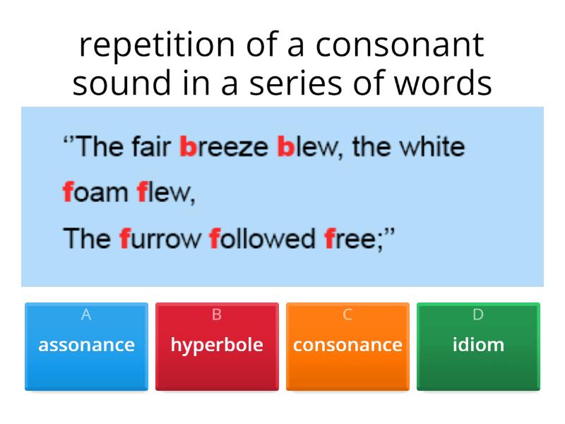 Poetic Devices - Quiz