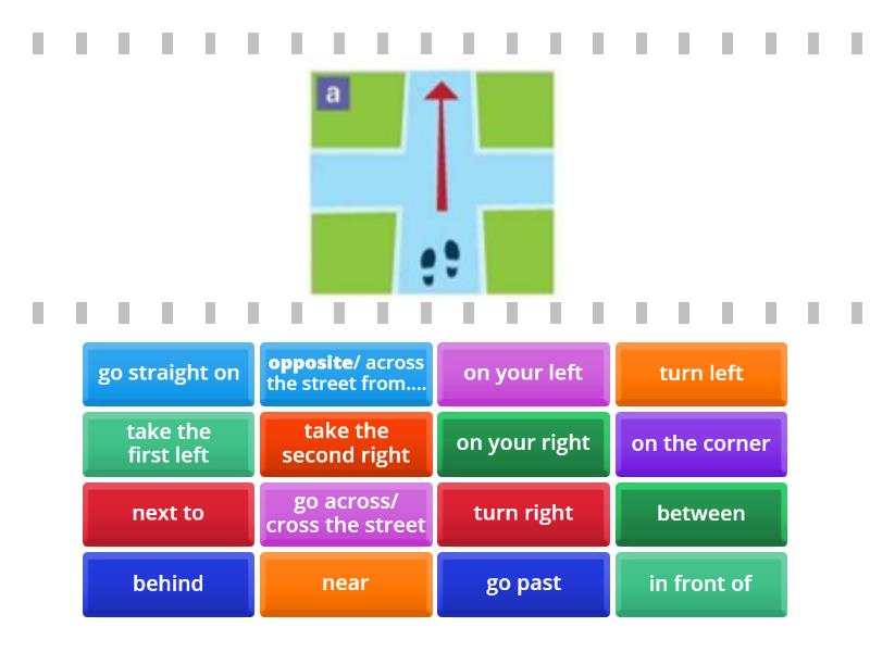 Giving directions spotlight 5 - Find the match