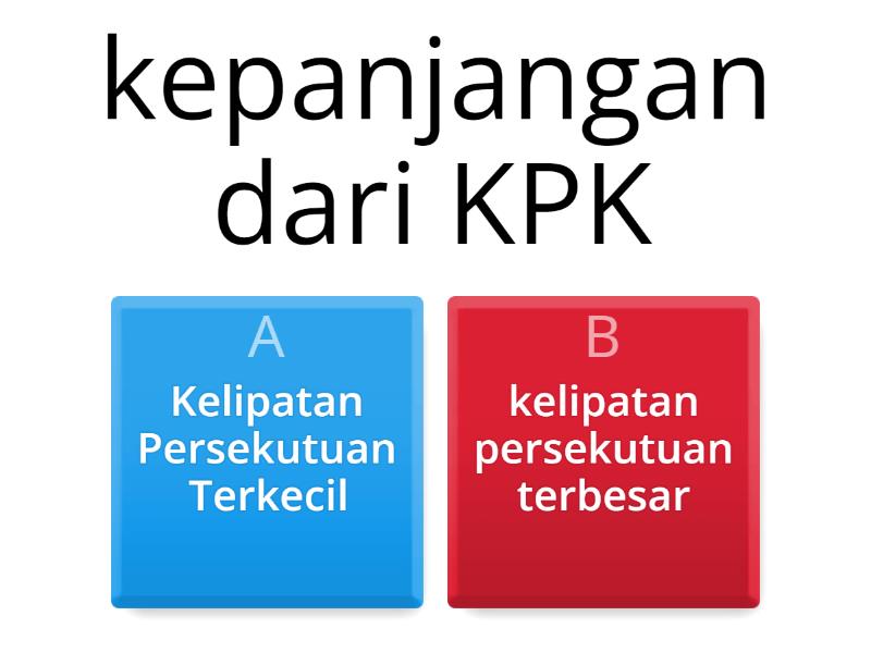 KPK Dan FPB - Cuestionario