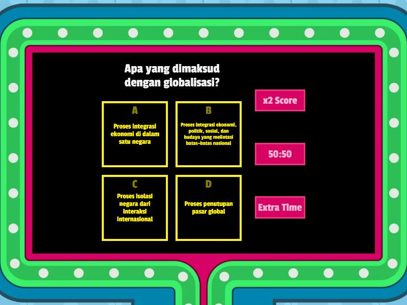 Globalisasi Dan Dampaknya_Pendidikan Kewarganegaraan SD - Gameshow Quiz