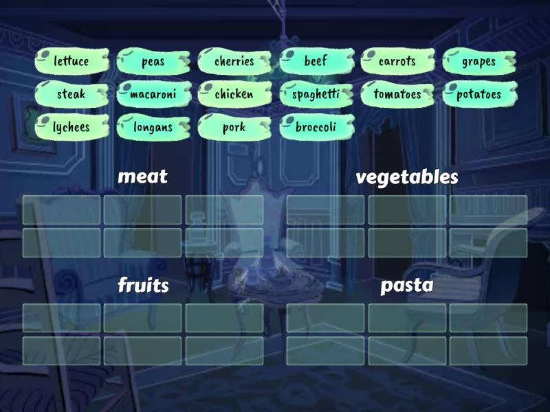 4B Ch.3 Vocabulary grouping - Group sort