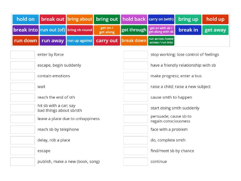 Verbs of holding. Oxford Word skills. Oxford Primary skills 2 admission Test.