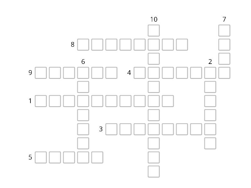 Od organizma do stanice,ciklusi u prirodi - Crossword