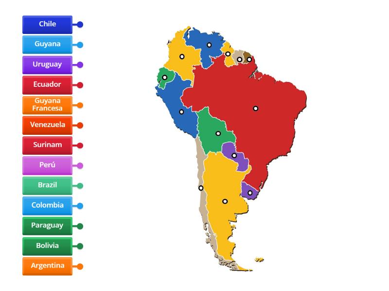 Paises De Sudamerica Labelled Diagram 3493