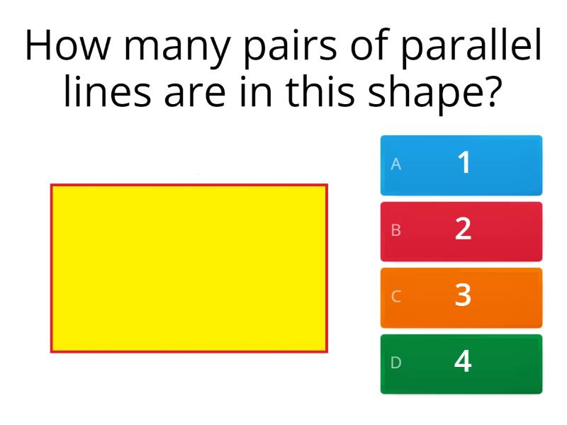 Parallel lines in 2D Shapes - Questionário