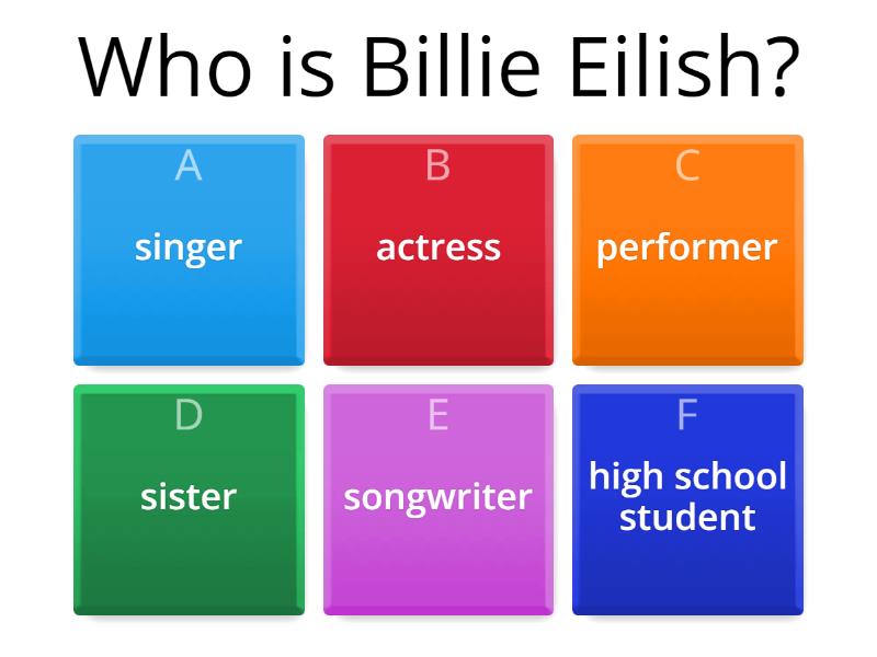 Billie Eilish - Quiz - Cuestionario
