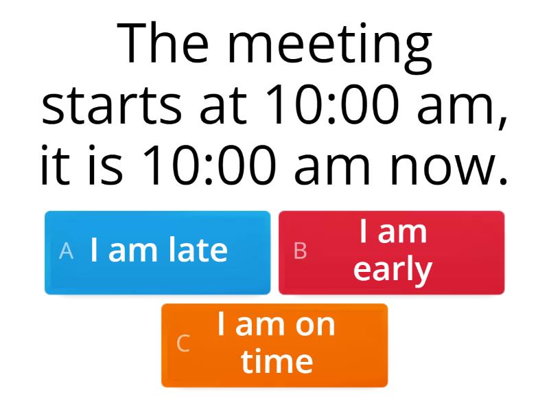 Time expressions Quiz