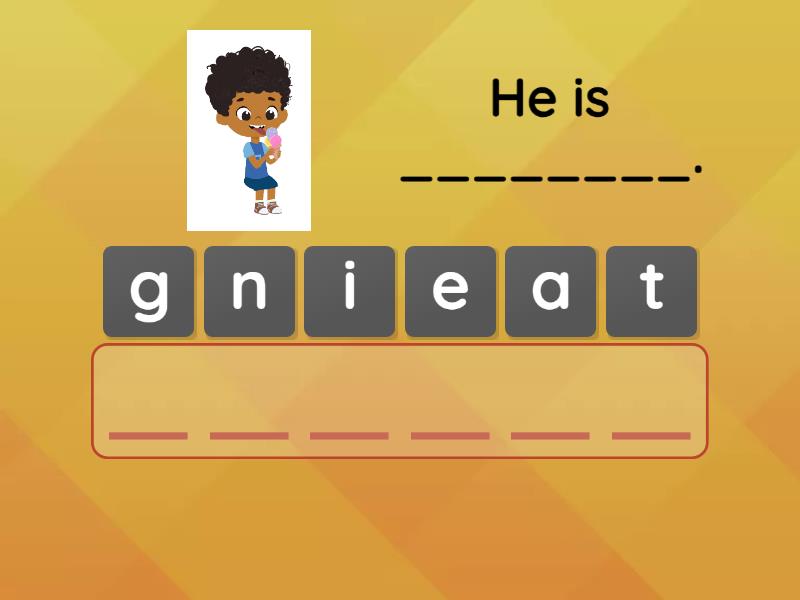 YLE OMO Starters Lesson 22 Game 3 - 'ing forms' - Anagram