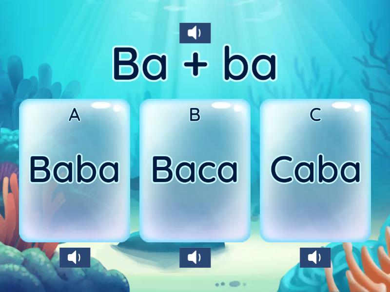 Ayo Menggabungkan dua suku kata!!! - Quiz
