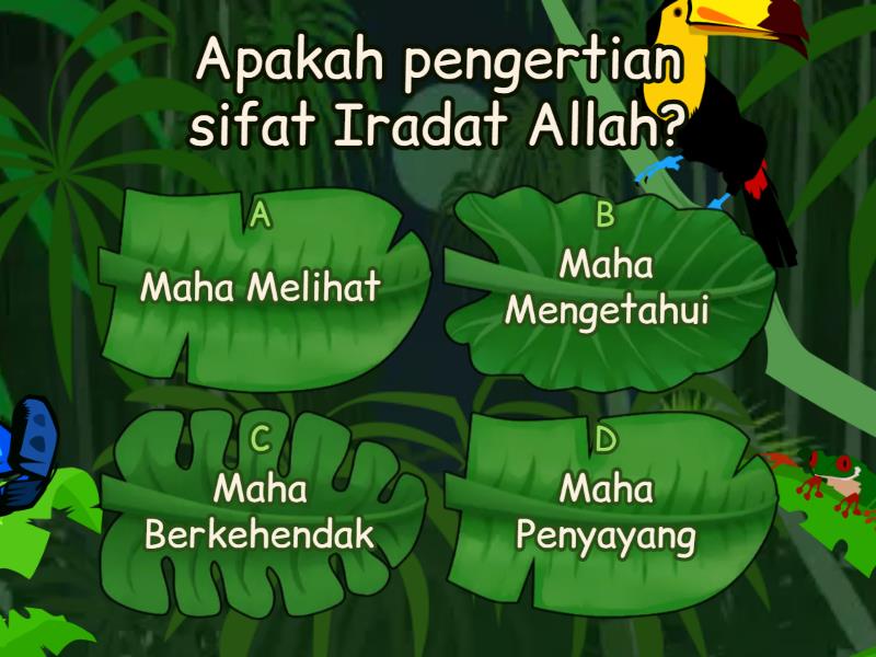 Aqidah (Sifat Iradat) Tahun 5 - Quiz