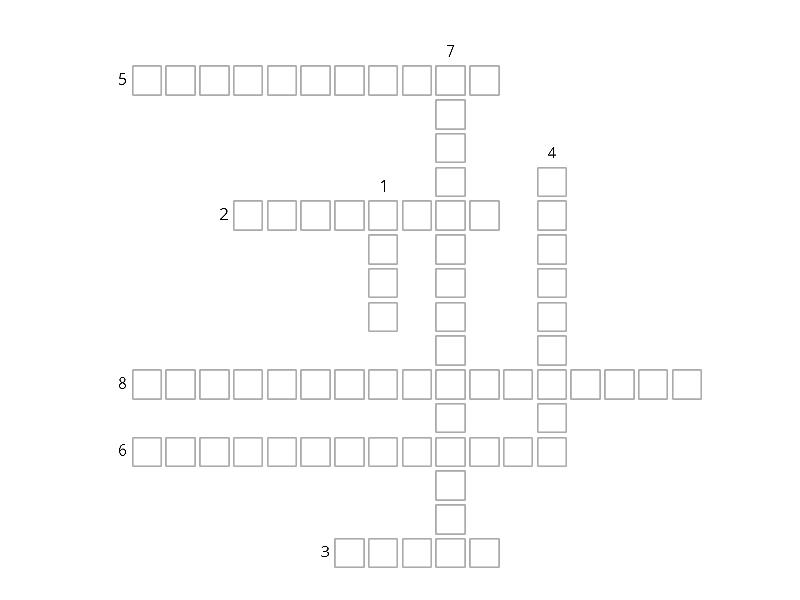 People in film | klasa 7 - Crossword