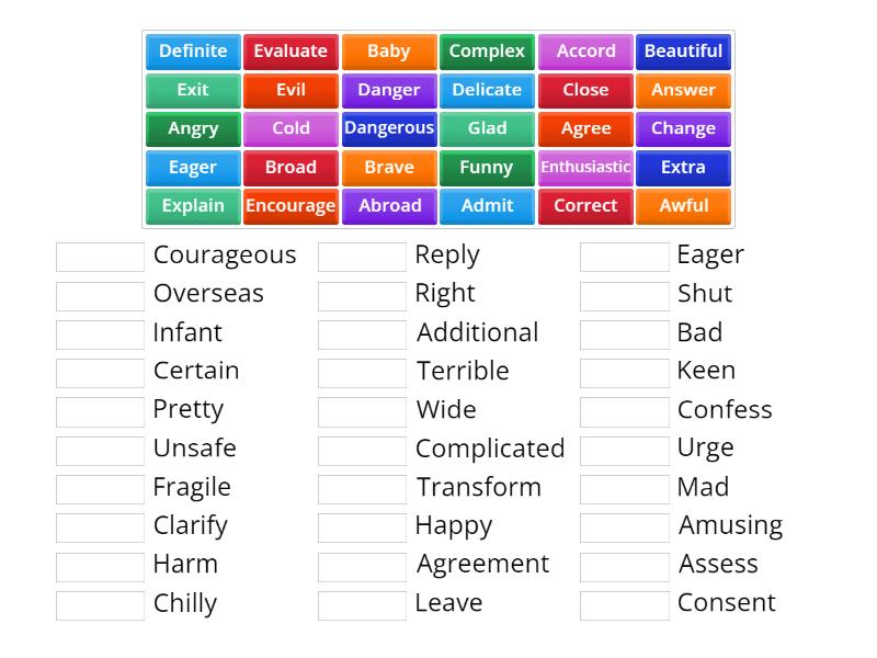 synonyms-match-up