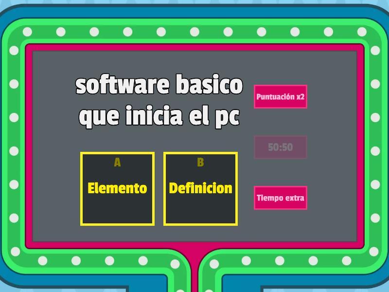 Elementos del pc - Gameshow quiz