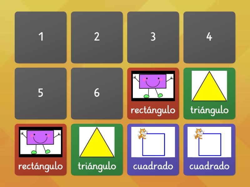 Memorama FIGURAS GEOMÉTRICAS - Matching pairs