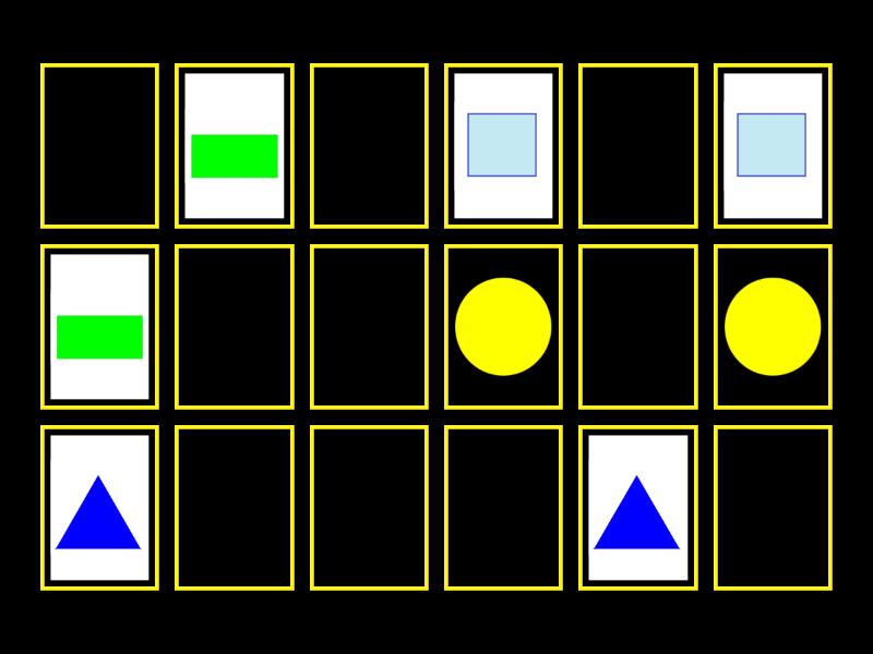 Memorama de figuras - Matching pairs