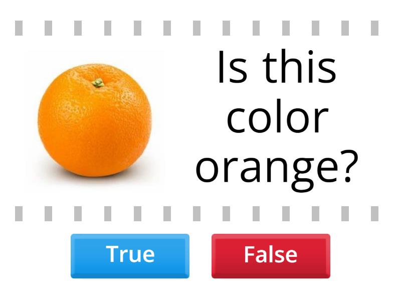 Colors - Verdadeiro ou falso