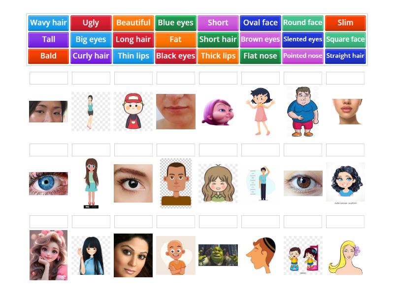 DESCRIBING PEOPLE - Match up