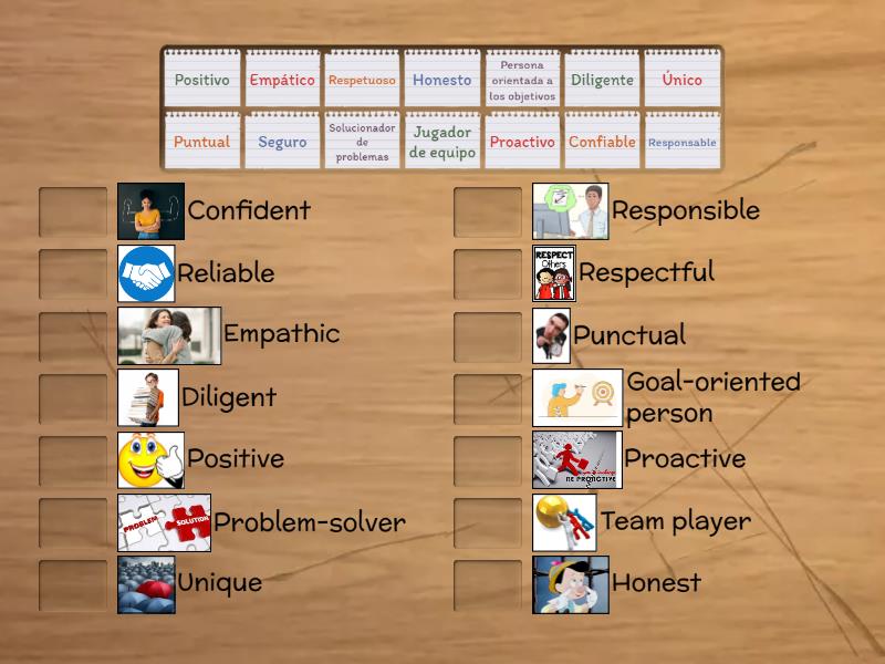 Skills - Match up