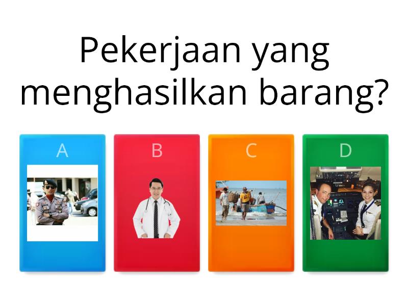 Jenis-jenis Pekerjaan - Quiz