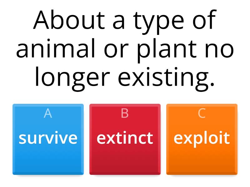 Unit 1 Why Do We Protect Animals? - Cuestionario