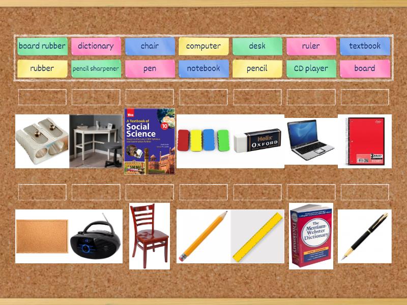 Classroom Objects - Match Up