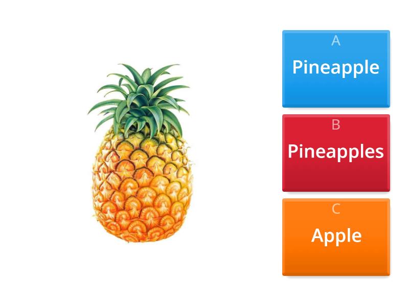 Fruits Vegetables Quiz