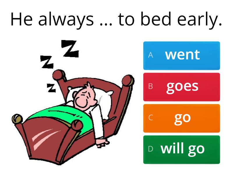 Present, Past, Future Tenses Test