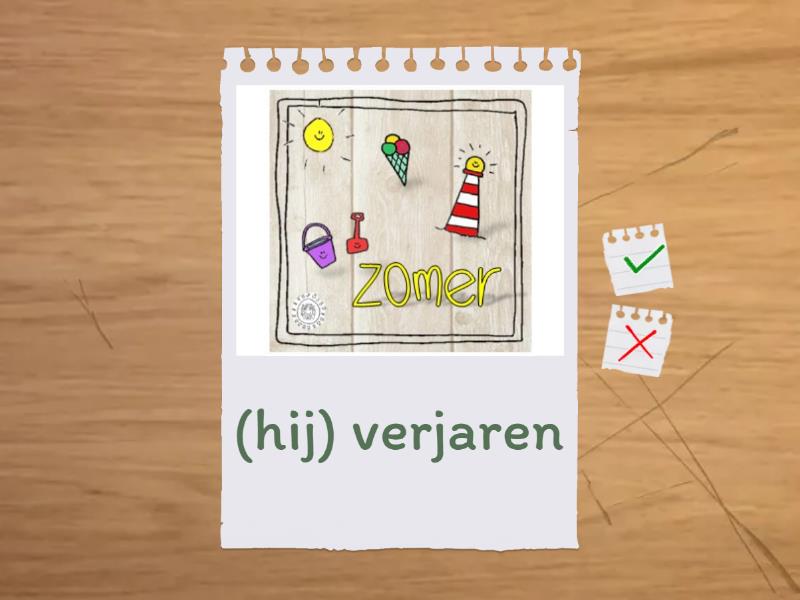 Presens oefenen draaikaartjes Flash cards