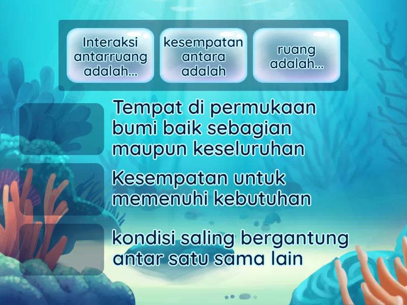 Konsep Ruang Dan Interaksi Antarruang - Match Up