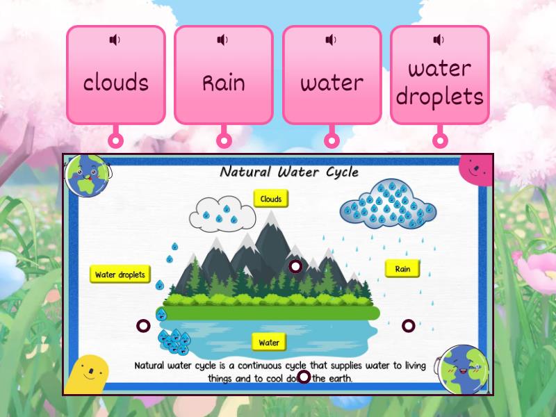 Water cycle - Labelled diagram